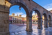 Plaza Mayor,Avila,UNESCO-Weltkulturerbe,Castilla y Leon,Spanien,Europa