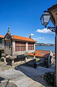 Horreos (granary), Combarro, Galicia, Spain, Europe