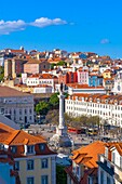 Rossio-Platz,Praca Dom Pedro IV,Lissabon,Portugal,Europa