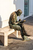 Statue von Benito Jacovitti,Termoli,Campobasso,Molise,Italien,Europa