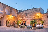 Locanda del Levante Restaurant, Piazza Antonio dell'Abate , Tricase, Lecce, Salento, Apulia, Italy, Europe