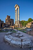 Temple of the Dioscuri, Imperial Forums, UNESCO World Heritage Site, Rome, Lazio, Italy, Europe