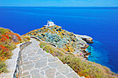 Seven Martyrs Church, Kastro, Sifnos Island, Cyclades, Greek Islands, Greece, Europe