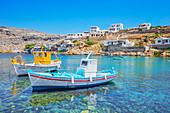 Fischerboote,Heronissos,Insel Sifnos,Kykladen,Griechische Inseln,Griechenland,Europa