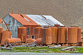 Views of the abandoned whaling station in Stromness Bay on South Georgia, Southern Ocean, Polar Regions