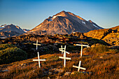 Graveyard in Kulusuk, Greenland, Denmark, Polar Regions