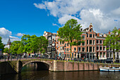 Prinsengracht-Kanal,Amsterdam,Niederlande,Europa