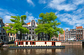 Prinsengracht-Kanal,Amsterdam,Niederlande,Europa