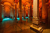 Basilica Cistern, Sultanahmet, UNESCO World Heritage Site, Fatih District, Istanbul Province, Turkey, Europe