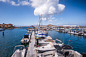 Yachts in Queensway Quay, Gibraltar, Europe