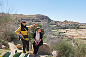 Walk around the Dana village, Dana Biosphere Reserve, Jordan, Middle East