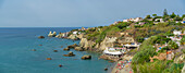 Blick auf die Küste in Forio,Forio,Insel Ischia,Kampanien,Italien,Europa