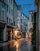 Hintere Straße,Abend,La Ciotat,Bouches-du-Rhone,Provence Alpes Cote d'Azur,Frankreich,Europa