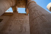 Der Tempel von Ramses II. (Ramesseum),UNESCO-Weltkulturerbe,Theben,Luxor,Ägypten,Nordafrika,Afrika