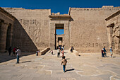 Tempel von Ramses III.,Medinat Habu,UNESCO-Welterbe,Theben,Luxor,Ägypten,Nordafrika,Afrika