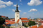 The 15th century Niguliste church house a museum dedicated to religious art, UNESCO World Heritage Site, Tallinn, Estonia, Europe