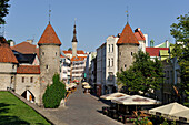 Gate in Viru Street, UNESCO World Heritage Site, Tallinn, Estonia, Europe