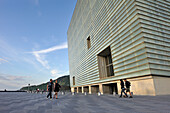 Kongresszentrum und Auditorium Kursaal des spanischen Architekten Rafael Moneo,San Sebastian,Golf von Biskaya,Provinz Gipuzkoa,Baskenland,Spanien,Europa