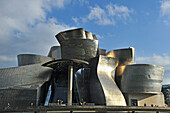 Guggenheim-Museum des Architekten Frank Gehry,Bilbao,Provinz Biskaya,Baskenland,Spanien,Europa