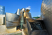 Guggenheim-Museum des Architekten Frank Gehry,Bilbao,Provinz Biskaya,Baskenland,Spanien,Europa