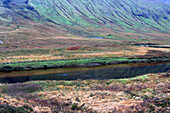 Sutherland landscape in autumn, Highland, Scotland, United Kingdom, Europe