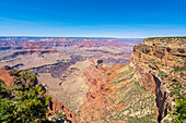 Grand Canyon,von der Hermit Road in der Nähe von Mohave Point,Grand Canyon National Park,UNESCO-Welterbe,Arizona,Vereinigte Staaten von Amerika,Nordamerika