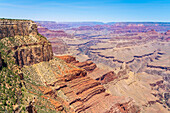 Grand Canyon,von der Hermit Road,Grand-Canyon-Nationalpark,UNESCO-Weltnaturerbe,Arizona,Vereinigte Staaten von Amerika,Nordamerika