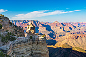 Grand Canyon,Ente auf einem Felsen Aussichtspunkt,Grand Canyon Nationalpark,UNESCO-Welterbe,Arizona,Vereinigte Staaten von Amerika,Nordamerika