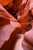 Slot canyon walls, Antelope Canyon X, Page, Arizona, United States of America, North America