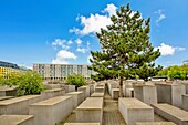 Denkmal für die ermordeten Juden Europas,eröffnet 2005 am Ort der Berliner Mauer,mit den Namen von 3 Millionen ermordeten Juden,in der Nähe des Brandenburger Tors in Mitte,Berlin,Deutschland,Europa