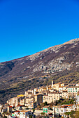 Barrea historic village in Abruzzo National Park mountains, Abruzzo, Italy, Europe