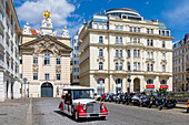 Replica classic car for touring, Am Hof square, Vienna, Austria, Europe