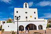 Church of Sant Josep de sa Talaia, Sant Josep de sa Talaia, Ibiza, Balearic Islands, Spain, Mediterranean, Europe