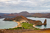 Ein Blick auf die Insel Bartolome auf den Galapagos-Inseln,UNESCO-Welterbe,Ecuador,Südamerika