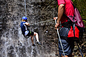 Canyoning and waterfall rappelling experience with Pure Trek in La Fortuna, Costa Rica