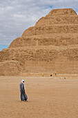 Stufenpyramide des Djoser,die erste Pyramide,im Komplex von Saqqara,Ägypten.