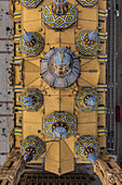 Luftaufnahme des Daches der Kathedrale-Basilika Nuestra Señora del Pilar,Zaragoza,Spanien