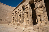 Habu-Tempel,Tempel von Ramses III.,Luxor,Ägypten.