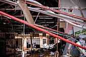 Effects of the DANA floods of October 29, 2024, in Dialprix, 19 C Antonio Machado street, Paiporta, Comunidad de Valencia, Spain