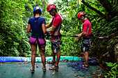 Canyoning and waterfall rappelling experience with Pure Trek in La Fortuna, Costa Rica