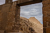 Stufenpyramide des Djoser,die erste Pyramide,Komplex von Saqqara,Ägypten.