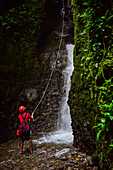 Canyoning and waterfall rappelling experience with Pure Trek in La Fortuna, Costa Rica