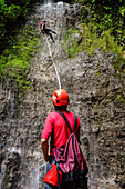 Canyoning and waterfall rappelling experience with Pure Trek in La Fortuna, Costa Rica