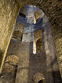 Inside the shaft of the 54 meter deep St. Patrick's Well, built in 1527, in the hilltop town of Orvieto, Italy.