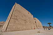 Habu-Tempel,Tempel von Ramses III,Luxor,Ägypten.