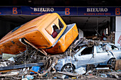 Effects of the DANA floods of October 29, 2024, in AV Gomez Ferrer, Sedavi, Comunidad de Valencia, Spain