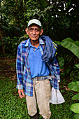 Portrait of mature man in a rural area of Costa Rica