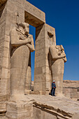 Der Tempel von Ramses II (Ramesseum),Luxor,Ägypten.