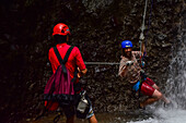 Canyoning and waterfall rappelling experience with Pure Trek in La Fortuna, Costa Rica