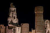 Luxor-Tempel bei Nacht,Luxor,Ägypten.